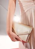 Belle eco-leather clutch bag GOLD Woman image number 1