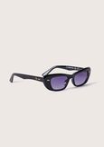 Rectangular sunglasses VERDE HAVANANERO BLACK Woman image number 2