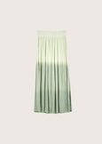 Gin 100% rayon skirt VERDE OLIVA Woman image number 5