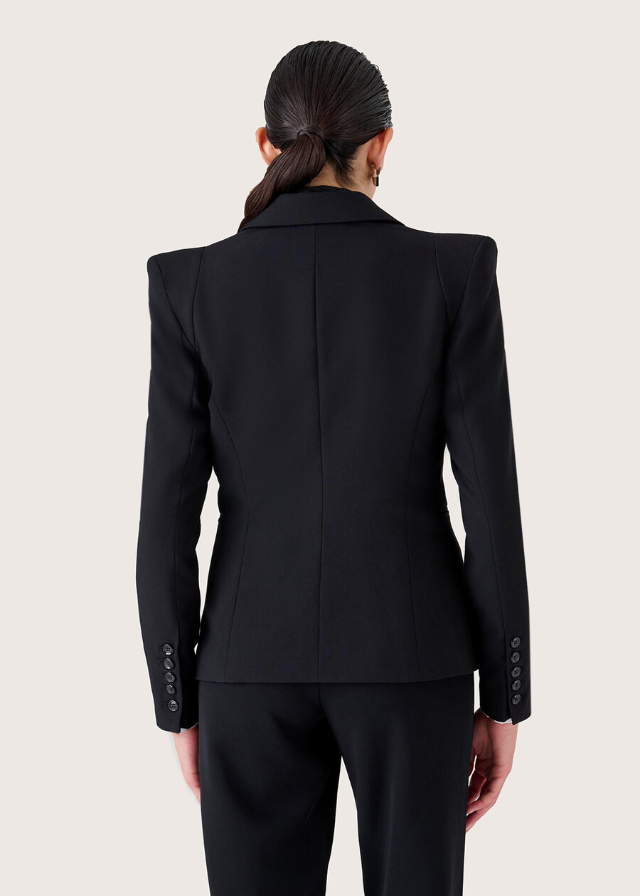 Giulia technical fabric blazer NERO BLACK Woman , image number 4