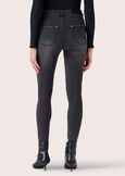 Kate denim cotton trousers GRIGIO DARK GREY Woman image number 4